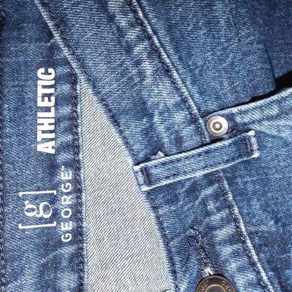 Men’s Clothing - George Mens Athletic Fit Jeans Size 33x30 - Picture 4 of 9